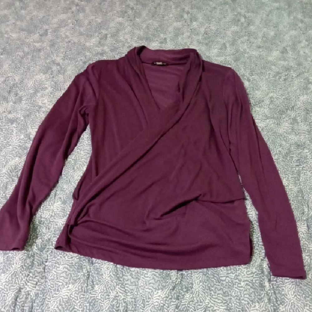VENUS Deep Purple Long Sleeve Top